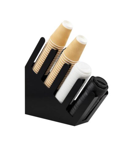 CUP HOLDER BLACK ACRYLIC