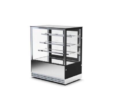 Cake display.  Front square type  Glass { HL-900R3 }