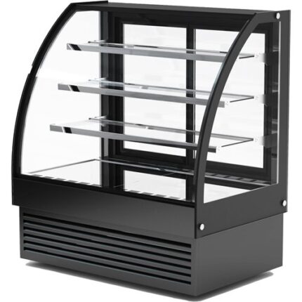 Cake display Front Curved Glass HL1800S3BLACK
